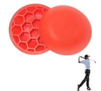 Golf Ground Force Plate Set - Swing Training Aid for Weight Transfer, Balance & Posture Correction, Non-Slip Rubber Training Mats for Chipping, Putting & Driving Practice (1, Red, one size)