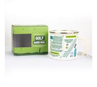Gift Republic Golf Guide Mug Enamel Coffee Cup 13oz Break Resistance | Men Women Children Gift for Dad Mum Golfer