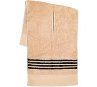 Golf Guys The Tour Towel | Large Golf Caddy Towel Terry Cloth, Absorbent 19"" x 44"", Center Cut, Perfect Hang Golf Cart Accessory and Golf Bag, Sand with Black Stripes