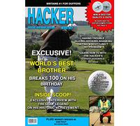 Golf 'Hacker' Brother Funny Birthday Card Magazine Spoof