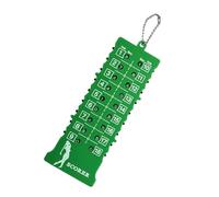 Golf Handy Count Shot Sports Clicker Rectangle Keychain Golf Score Indicator 18 Hole Stroke Counter Handheld Scorer Score Recorder