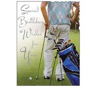 Golf Happy Birthday Card (JJ1665)