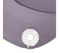 Golf Hat Clip - Magnetic Ball Marker Holder 25mm - Durable Metal Golf Accessory, Visor or Belt Accessory Effortlessly | Ideal Gift for Golf Lover