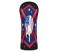 Golf Head Cover Pu Leather with Number Tags for Driver/Fairway Wood/Hybrid Ice Cream Baseball Drip Respect The Drip Youth Boy Baseball