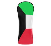 Golf Head Cover Set Premium Leather Accessories with Number Tag for Driver Fairway Wood Hybrids National Flag of The Republic of Korea