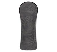 Golf Head Cover Set Pu Leather with Interchangeable No. Tags for Fairway Wood Hybrid Snake Skin Print Style on The Backgroud of Darkgray