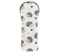 Golf Head Cover Set Waterproof Headcover with Interchangeable No. Tags Designed to Fit All Woods and Drivers Cute Hippie Owl with Sunflowers Stars Night
