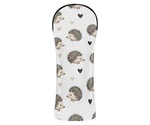 Golf Head Cover Set Waterproof Headcover with Interchangeable No. Tags Designed to Fit All Woods and Drivers Cute Hippie Owl with Sunflowers Stars Night