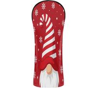 Golf Head Cover Set Waterproof Headcover | with Interchangeable No. Tags for Fairway Wood Hybrid Christmas Santa Claus Merry Girls