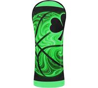 Golf Head Cover Set Waterproof Headcover with Number Tags for Driver Hybrid and Fairway Woods Basketball Shamrock Lucky Clover Irish St Patrick's Day Boys