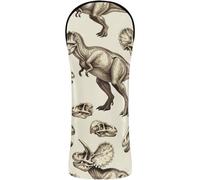 Golf Head Cover Waterproof Headcovers with Number Tag for Driver Fairway Wood Hybrids Dinosaur Bones Skulls Prehistoric Fossils Dinosaur