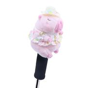 Golf Head Covers - Animal Plush Protection, Numbered Three Five Fit, Furry Inner Lining, Shock Absorbing Storage Cover | Zipper For Vacation Women Men Team Sports
