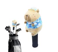 Golf Head Covers - Animal Plush Protection, Numbered Three Five Fit, Furry Inner Lining, Shock Absorbing Storage Cover | Zipper For Vacation Women Men Team Sports