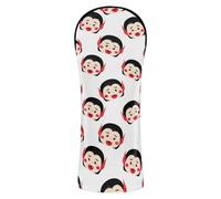 Golf Head Covers Cute Vampire Faces Golf Headcovers with Number Tags for Hybrid Wood Driver Men Women, PU Leather