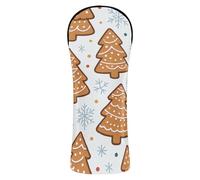 Golf Head Covers Headcover with Number Tag for Driver/Fairway Wood/Hybrid Christmas Tree Gingerbread Cookie Pattern