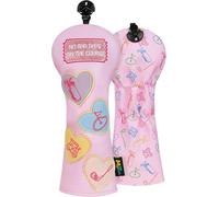 Golf Head Covers Pink, No Bad Days On The Course Golf Club Covers Driver Fariway Hybrid Headcover for Women Girls (Fariway)