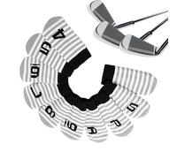 Golf Head Covers Set - Iron Club Protective Cover, Knitted Sock Style Protectors, Number Tag Identification, Durable Golf Accessories | Club Head Covers for Iron Set Protection Travel Storage