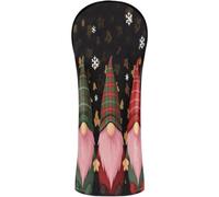 Golf Head Covers Waterproof Headcovers | with Number Tag for Woods and Driver Hybrid Christmas Leopard Skin Print Three Gnomes Cheetah