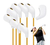 Golf Headcovers - Driver Hollow Hole Headcover, Fairway Woods Golf Head Covers | Premier Defense Golf Iron Cover Set, Golf Club Headcovers, Golf Club Headcovers,