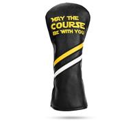 Golf Headcovers May The Course Be with You Driver Headcover Fairway Wood Covers Hybrid Head Covers Putter Headcovers(for Hybrid(1pcs))