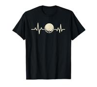 Golf Heartbeat Awesome Golfing Golfer T-Shirt