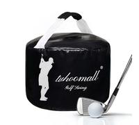 Golf Hitting Bag Waterproof Durable Impact Power Swing Training Aids Smash Bag(Black)
