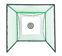 Golf Hitting Cage, Square Swing Practice Mat Golf Practice Net for Indoor Outdoor, 2.5 * 2.5 * 2.5m for Backyards Parks Gardens