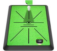 Golf Hitting Mat, Golf Mat Practice Indoor & Outdoor for Swing Path Feedback, 16"X12" Replaceable Golf Putting/Training/Swing Mat, Golf Accessories for Men & Women