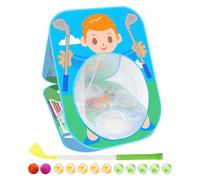 Golf Hitting Net for Practice - Durable Backyard Training Equipment, Large Target Net | Indoor Outdoor Swing Aid Setup, Foldable Riding Area Cage for Beginners Golfers Home Game Lovers