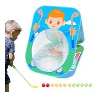 Golf Hitting Net | Golf Practice Nets Backyard - Kids Golf Chipping Net, Golf Practice Net Indoor, Indoor Outdoor Golfing Net with Clubs, Balls, Golf Training Aid, Swing Net for Garage, Chipping