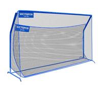 Golf Hitting Net with Extra Striking Net, 12x7ft Heavy Duty Golf Practice Net for Golfer Backyard Driving Swing, Golf Impact Net Cage Metal Frame with Storage Bag and Elevated Base, Indoor Outdoor Use