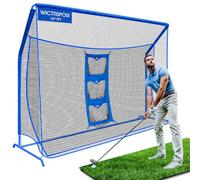 Golf Hitting Net with Extra Striking Net and Chipping Net, 10x7ft Heavy Duty Golf Practice Net for Golfers Backyard Driving Swing
