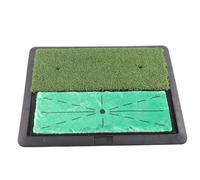 Golf Hitting Practice Mat Velvet Indoor Swing Small Training Mat Non Slip for Courtyard Balcony