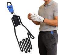 Golf Holder - Universal Drying Hook with Key Ring - Clamp Attachment for Indoor Outdoor Practice at the Course Garden and Leisure