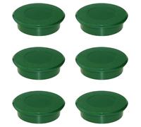Golf Hole Cup Golf Hole Cover 6Pcs 4.5in Rainproof Sunproof Resistant Golf Cup Cover Green ABS Replacement Putting Green Accessories