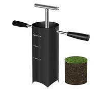 Golf Hole Cutter, Detachable Handle Tool, Steel Turf Digger with Clean Cut, Size Corer, Practice Equipment with Easy Control Backyard Supplies for Lawn Greens Sturdy Materials