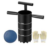 Golf Hole Cutting Tool - Metal Hole Cutter with Removable 2/4/6 Inch Handle, Portable Tool for Greens, Gardens, Patios, Practice Grounds and Lawns