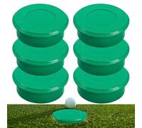 Golf Hole for Putting Green, 6 Pieces Waterproof Plugs | Hole Plugs for Putting Green | Practice Training Outdoor Sports Lawn Competition Course Yard