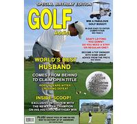 Golf Husband Birthday Card Magazine Spoof
