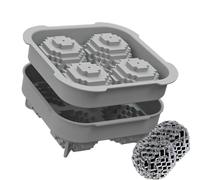 Golf Ice Cube Mold | Silicone Freezer Mold 4 Shape Golf Ice Cube Mold Whiskey Silicone Ice Cube Mold for Cocktails Tequila Vodka Juice Fruit Jelly