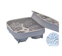 Golf Ice Mold,Easy Release Silicone 4 Golf Shapes Soft zer | Silicone Ice Tray - for Tequila Vodka Juice Fruit Jelly Chocolate Vanilla Sauce Pudding (Gray)
