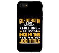 Golf Instruction Job Title - Funny Golf Caddie Instructor Case for iPhone SE (2020) / 7/8