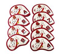 Golf Iron Covers Set Fortune Cat Print Golf Club Head Cover Fit Most Irons