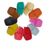 Golf Iron Headcover Cover Sleeve Protector Case PU Material Water Resistant Secure Closure Compact Design suitable for club protection golf practice course storage, Multicolor