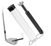 Golf Iron Sharpener - Aluminium Sharpening Tool for Sharpening Grooves, Adjustable Cleaning Accessory Golf Equipment Gift for Men Women Boys