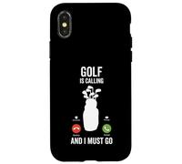 Golf Is Calling Funny Golfer Caddy Sports Lover Case for iPhone X/XS