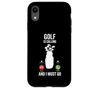 Golf Is Calling Funny Golfer Caddy Sports Lover Case for iPhone XR