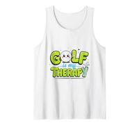 Golf is My Therapy, Golf Life Golfer Golfing Lover Tank Top