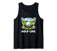 Golf Life Funny Golfer Golfing Lifestyle Tank Top
