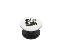 Golf Life It's Par For The Course Golfer Design PopSockets Adhesive PopGrip